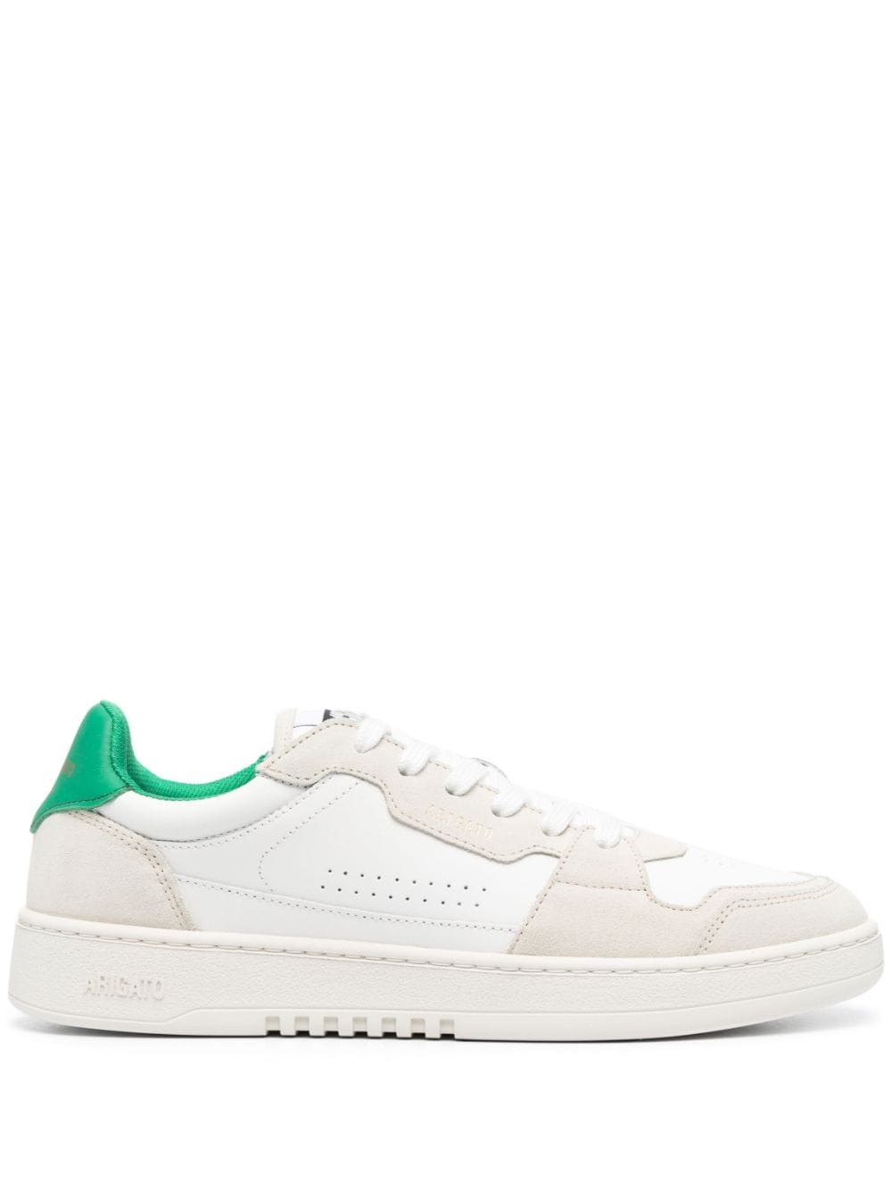 White and green Dice Lo low top sneakers women AXEL ARIGATO